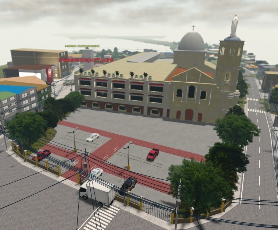 Diesel n' Steel screenshot: the Malolos Cathedral area