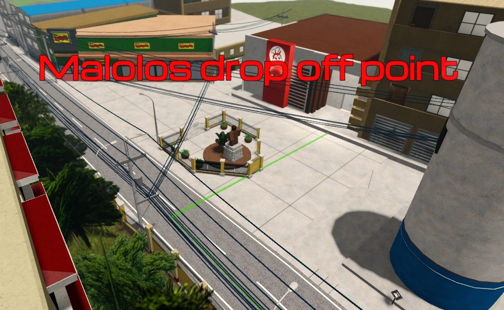 Diesel n' Steel screenshot: a drop-off point on the Bulacan route