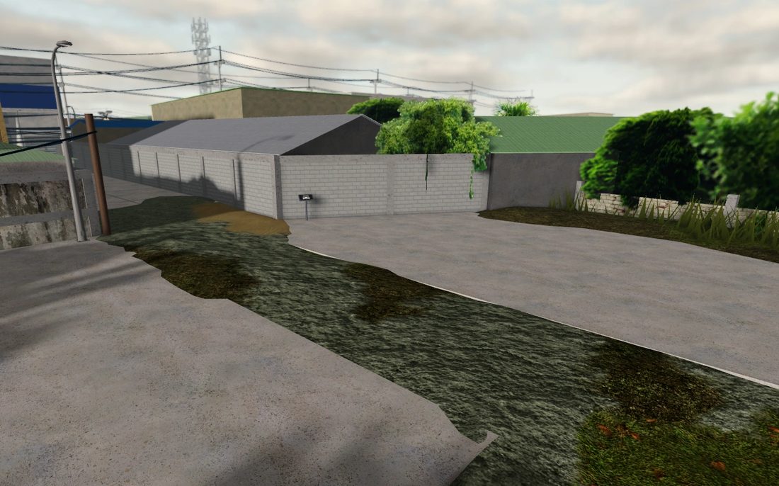 Diesel n' Steel screenshot: a checkpoint on the Guiguinto route