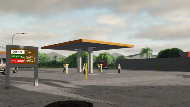 Gas stations and fuel prices